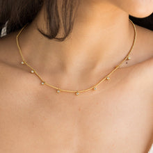 Beaded Bezel Necklace