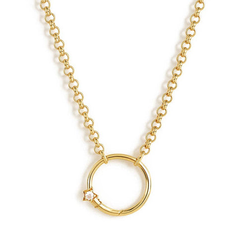 Lucky Star Charm Keeper Necklace