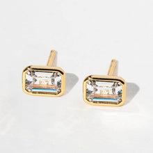 Emerald Cut Studs