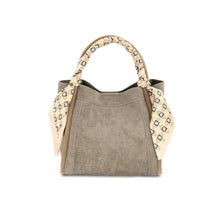 Scarf Handle Tote - Tan