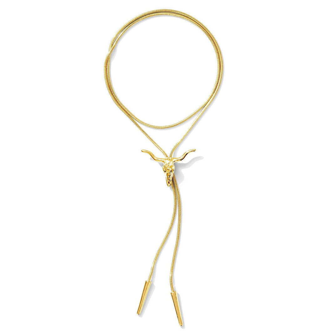 Longhorn Bolo - Gold