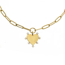 Paperclip Heart Necklace