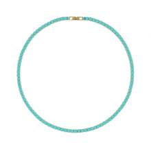 Turquoise Tennis Necklace