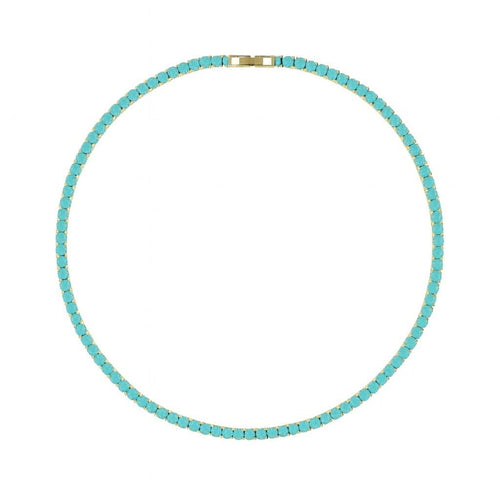 Turquoise Tennis Necklace