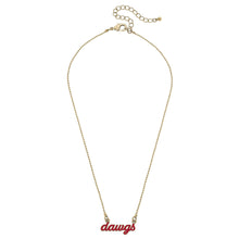 Gameday Script Necklace - Georgia