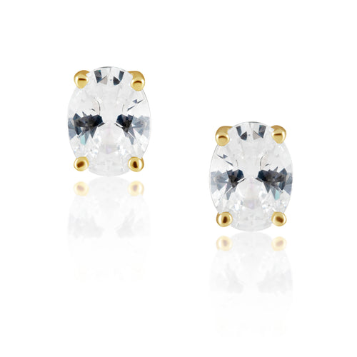 Oval Studs (2 Finishes)