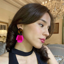 Triple Lucite Drops - White