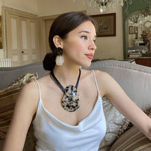 Triple Lucite Drops - White