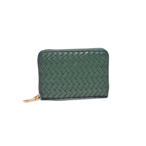 Woven Wallet - Emerald