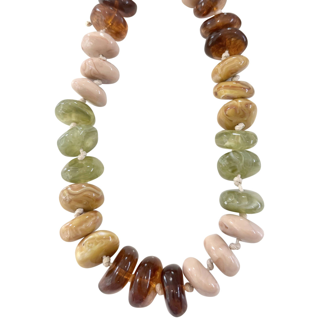 Chunky Beaded Drape - Fern