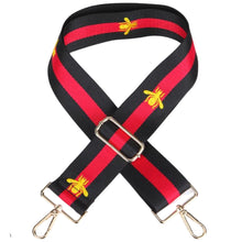 Crossbody Strap - Bee (Black & Red)