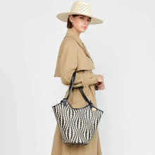 Woven Tote - Black & White