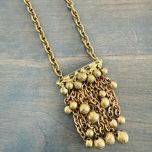 Vintage Beaded Brooch Drape