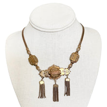 Vintage Tasseled Foxtail Necklace