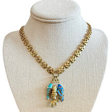 Vintage Fish Pendant Necklace
