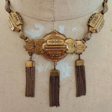 Vintage Tasseled Foxtail Necklace