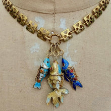 Vintage Fish Pendant Necklace