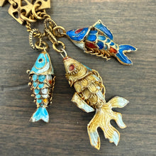 Vintage Fish Pendant Necklace