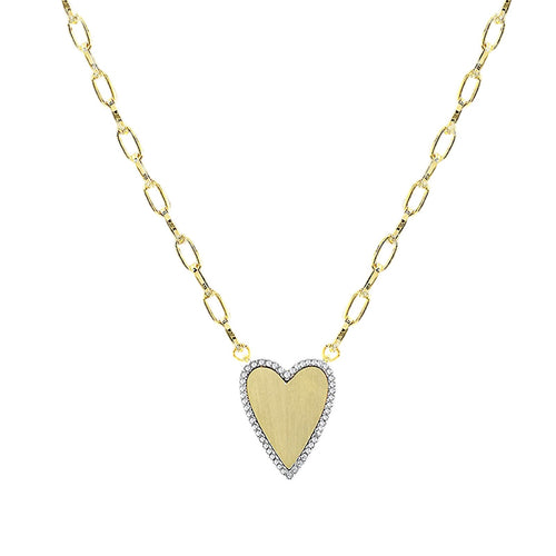 Paperclip Heart Necklace