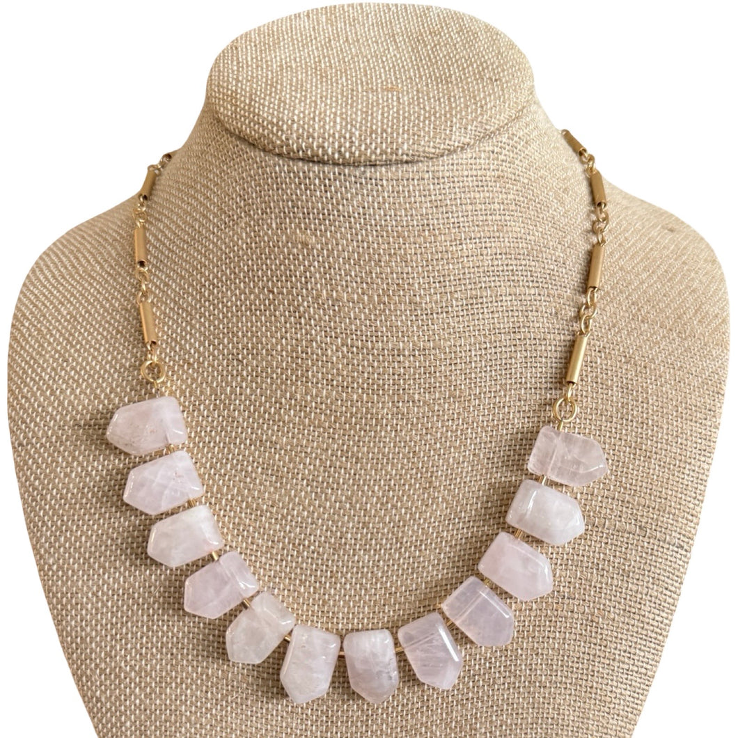 Rose Quartz Nugget Drape