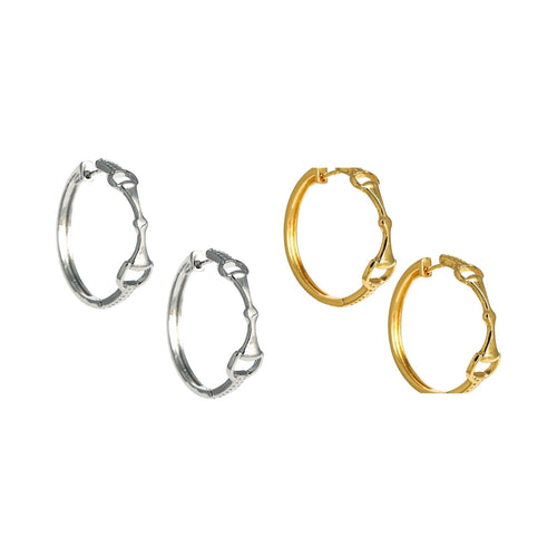 Horsebit Huggies (2 Finishes)