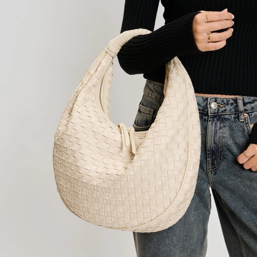 Woven Hobo - Ivory