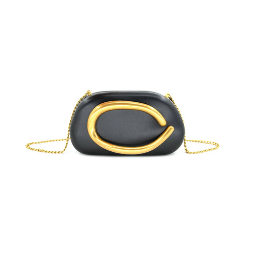 Oval Clutch - Black
