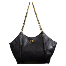 Chain Handle Shopper - Black