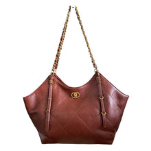 Chain Handle Shopper - Black