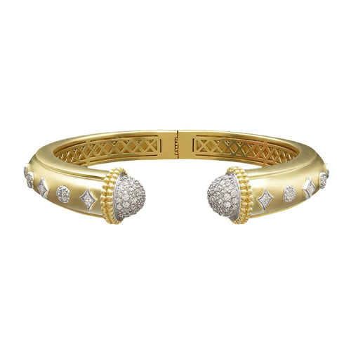 Pave Capped Cuff