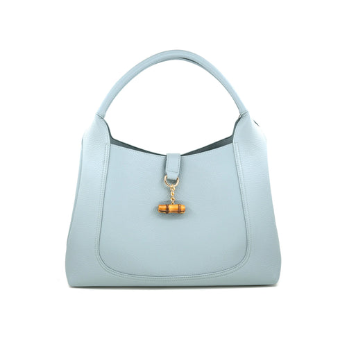 Bamboo Toggle Tote - Light Blue