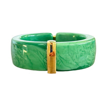 Vintage Green Lucite Cuff