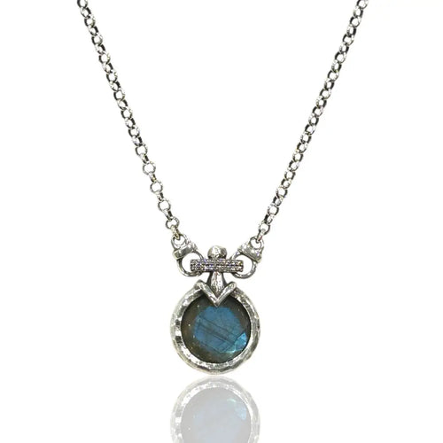 Vecchio Necklace - Labradorite