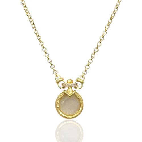 Vecchio Necklace - Moonstone