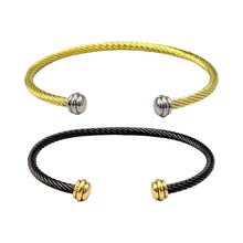 Mixed Metal Rope Cuffs (2 Styles)