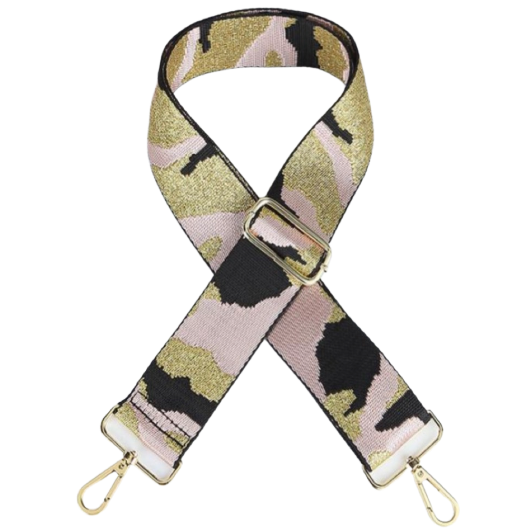 Crossbody Strap - Camo (Blush)