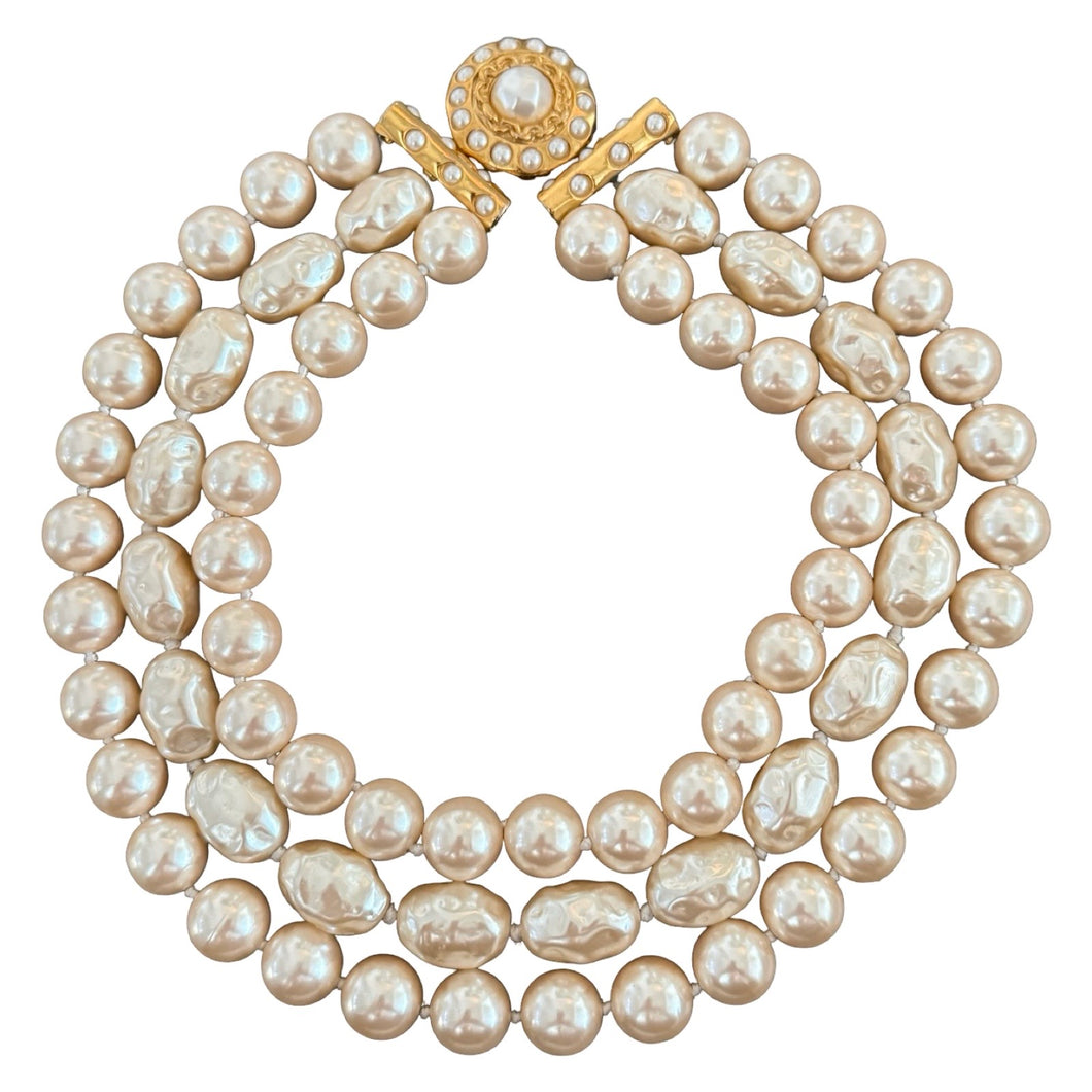 Vintage Pearl Collar