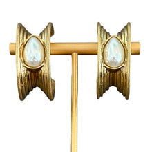 Inverted Pearl Hoop