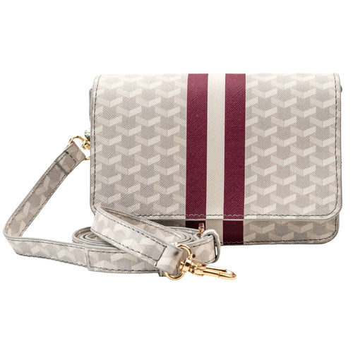 Stadium Bag - White/Off Red