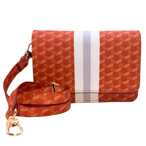 Stadium Bag - Burnt Orange/White/Gray