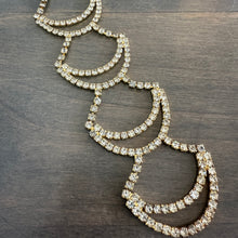 Vintage Crystal Ladder Necklace