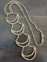 Vintage Crystal Ladder Necklace