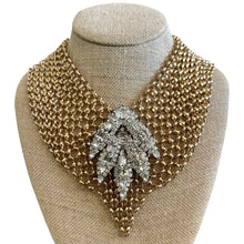 Vintage Mesh Bib Necklace