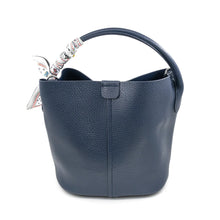 Scarf Handle Bag - Brown