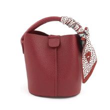 Scarf Handle Bag - Brown