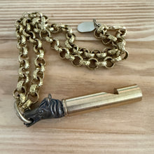 Vintage Whistle Pendant Necklace