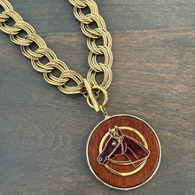 Vintage Horse Pendant Necklace