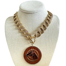 Vintage Horse Pendant Necklace