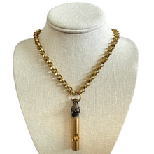 Vintage Whistle Pendant Necklace