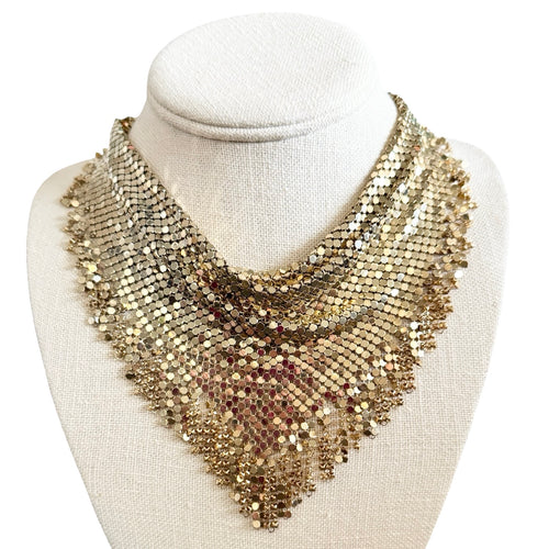 Vintage Mesh Scarf Necklace
